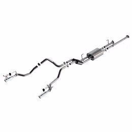141027, BORLA 141027 Exhaust System Cat-Back 2.25", S-Type (4" Bright Chrome Tips) for TOYOTA Tundra 4.6L / 5.7L V8 2014-2021 в ОАЭ, Дубай. Состояние - новое. Цена 9 160 AED. Фото, контакты продавца | AUTO.AE