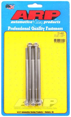 721-4500, ARP 721-4500 SAE Bolt Kit 1/4-28 x 4.500 hex SS bolts в ОАЭ, Дубай. Состояние - новое. Цена 240 AED. Фото, контакты продавца | AUTO.AE