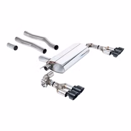 SSXBM1249, MILLTEK SSXBM1249 Filter-Back Exhaust, 3" (Cerakote Black GT-100 Trims) for BMW 128ti (F40) OPF/GPF in UAE, Dubai. Condition - new. Price 11,600 AED. Photo, seller contacts | AUTO.AE