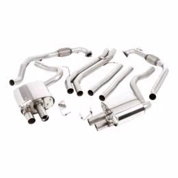 SSXAU1081, MILLTEK SSXAU1081 Cat-Back Exhaust, 2.5" (Cerakote Black GT-100 Trims) for AUDI S4 RHD (B9) 2016– in UAE, Dubai. Condition - new. Price 16,350 AED. Photo, seller contacts | AUTO.AE