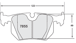 7855.11.16.44, PFC 7855.11.16.44 Rear brake pads RACE 11 CMPD 16mm BMW M3 2000-06 E46 in UAE, Dubai. Condition - new. Price 1,990 AED. Photo, seller contacts | AUTO.AE