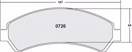 0726.22, PFC 0726.22 Front Brake Pads Z-RATED for CHEVROLET Blazer 1994-2005 in UAE, Dubai. Condition - new. Price 410 AED. Photo, seller contacts | AUTO.AE
