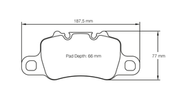 4925-RSL29, PAGID 4925-RSL29 Rear Brake Pads for PORSCHE 991 / 992 GT3 / GT3RS / GT2RS / Turbo / 981 / 982 / 718 Cayman GT4 / GT4RS Iron Brakes في الإمارات, دبي. Condition - new. Price 2,570 AED. Photo, seller contacts | AUTO.AE