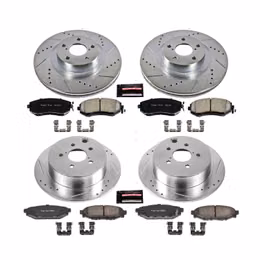 PWR-K6762, PowerStop Z23 Evolution Sport Brake Upgrade Kits for 2016-2017 CROSSTREK, 2014-2018 FORESTER, 2013-2015 XV CROSSTREK - K6762 in UAE, Dubai. Condition - new. Price 1,880 AED. Photo, seller contacts | AUTO.AE