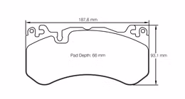 8238-RSL29, PAGID 8238-RSL29 Front brake pads RSL29 MERCEDES-Benz AMG GTS (disc Ø 390mm) في الإمارات, دبي. Condition - new. Price 3,490 AED. Photo, seller contacts | AUTO.AE