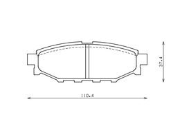 EP418MX72, ENDLESS EP418MX72 Rear brake pads SUBARU BRZ/IMPREZA Outb.Sport/WRX (GH8)/LEGACY/OUTBACK في الإمارات, دبي. Condition - new. Price 1,110 AED. Photo, seller contacts | AUTO.AE