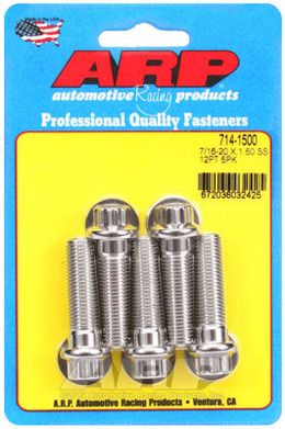 714-1500, ARP 714-1500 SAE Bolt Kit 7/16-20 x 1.500 12pt SS bolts в ОАЭ, Дубай. Состояние - новое. Цена 250 AED. Фото, контакты продавца | AUTO.AE