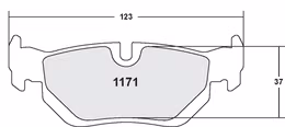 1171.01.17.44, PFC 1171.01.17.44 Brake pads RACE 01 CMPD 17MM rear BMW 330i 2004- E90/E91 in UAE, Dubai. Condition - new. Price 1,810 AED. Photo, seller contacts | AUTO.AE
