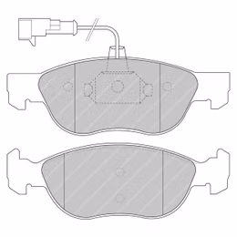 FDS1056, FERODO FDS1056 Front Brake Pads DS Performance for FIAT Brava (182) / Marea (185) в ОАЭ, Дубай. Состояние - новое. Цена 910 AED. Фото, контакты продавца | AUTO.AE