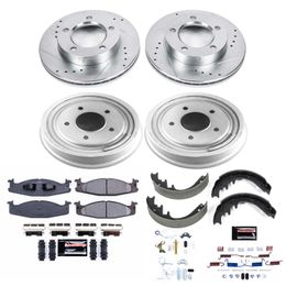 PWR-K15461DK, PowerStop Z23 Evolution Sport Disc and Drum Brake Upgrade Kits for 1994-1996 BRONCO - K15461DK in UAE, Dubai. Condition - new. Price 1,780 AED. Photo, seller contacts | AUTO.AE