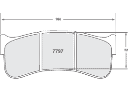 7797.01.29.44, PFC 7797.01.29.44 Brake pads RACE 01 CMPD 29MM PORSCHE 997 GT3 Grand AM (2008-10 Sprint) in UAE, Dubai. Condition - new. Price 4,540 AED. Photo, seller contacts | AUTO.AE