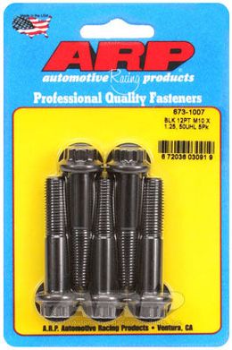 673-1007, ARP 673-1007 Metric Thread Bolt Kit M10 x 1.25 x 50 12pt black oxide bolts в ОАЭ, Дубай. Состояние - новое. Цена 220 AED. Фото, контакты продавца | AUTO.AE