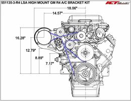 ICB-551135-3-R4, ICT Billet Air Conditioning Compressor Brackets 551135-3-R4 в ОАЭ, Дубай. Состояние - новое. Цена 2 060 AED. Фото, контакты продавца | AUTO.AE