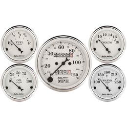 ATM-1601, AutoMeter Old Tyme White Series Analog Gauge Kits 1601 في الإمارات, دبي. Condition - new. Price 1,830 AED. Photo, seller contacts | AUTO.AE