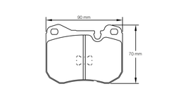 4702-RSH29E, PAGID 4702-RSH29E Front brake pads RSH29E PORSCHE 944 2.5/2.5 S/2.7 في الإمارات, دبي. Condition - new. Price 1,630 AED. Photo, seller contacts | AUTO.AE