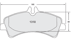1318.10, PFC 1318.10 Brake pads Z-RATED MERCEDES-Benz Sprinter 5t 06- في الإمارات, دبي. Condition - new. Price 930 AED. Photo, seller contacts | AUTO.AE