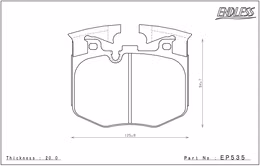 EP535MP, ENDLESS EP535MP Front brake pads TOYOTA GR Supra A90 3L DB42 (RZ) في الإمارات, دبي. Condition - new. Price 1,110 AED. Photo, seller contacts | AUTO.AE