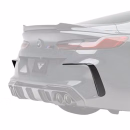 BMV8025, VORSTEINER BMV8025 Eye Brows on Rear Bumper VRS (Carbon / 2 pc) for BMW M8 (F91 / F92) 2020-2023 in UAE, Dubai. Condition - new. Price 6,520 AED. Photo, seller contacts | AUTO.AE