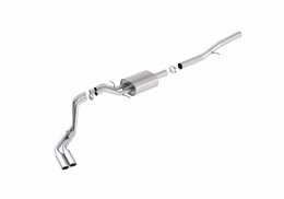 140577, BORLA 140577 Cat Back Exhaust System, Silverado / Sierra V8-6.2L, Ext. Cab Standard Bed (78.7") Crew Cab Short Bed (69.3") 143.5" WB, Tip №18, 2014-16, sound ATAK in UAE, Dubai. Condition - new. Price 7,960 AED. Photo, seller contacts | AUTO.AE