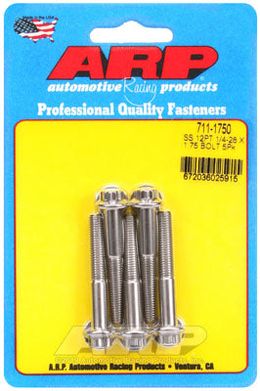 711-1750, ARP 711-1750 SAE Bolt Kit 1/4-28 x 1.750 12pt SS bolts в ОАЭ, Дубай. Состояние - новое. Цена 220 AED. Фото, контакты продавца | AUTO.AE