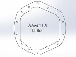 AFE-46-70392, aFe Pro Series 14 Bolt AAM 11.5 Inch  Differential Cover 46-70392 in UAE, Dubai. Condition - new. Price 1,680 AED. Photo, seller contacts | AUTO.AE