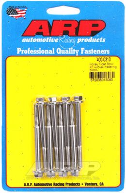 400-0310, ARP 400-0310 Carburetor Float Bowl Bolt Kit for Holley w/dual metering block в ОАЭ, Дубай. Состояние - новое. Цена 260 AED. Фото, контакты продавца | AUTO.AE