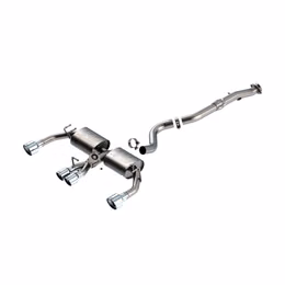 140942, BORLA 140942 Cat-Back Exhaust System 3", 2.25" ATAK (3.5", 4.5" Polished Stainless Steel Tips) for TOYOTA Corolla GR 1.6L 2023-2024 in UAE, Dubai. Condition - new. Price 8,660 AED. Photo, seller contacts | AUTO.AE