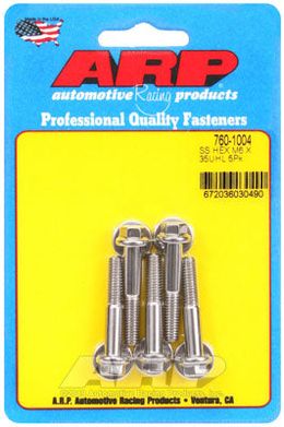 760-1004, ARP 760-1004 Metric Thread Bolt Kit M6 x 1.00 x 35 hex SS bolts в ОАЭ, Дубай. Состояние - новое. Цена 230 AED. Фото, контакты продавца | AUTO.AE