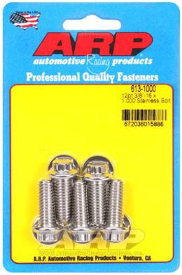 613-1000, ARP 613-1000 SAE Bolt Kit 3/8-16 x 1.000 12pt SS bolts في الإمارات, دبي. Condition - new. Price 200 AED. Photo, seller contacts | AUTO.AE