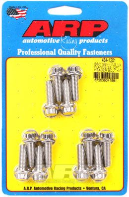 434-1201, ARP 434-1201 Header Bolt & Stud Kit for Chevrolet LS Gen III/IV. 1/4˝ wide flange. 0.984˝ UHL. ARP Stainless. 12pt в ОАЭ, Дубай. Состояние - новое. Цена 360 AED. Фото, контакты продавца | AUTO.AE
