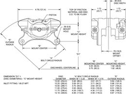 WIL-120-9690-RD, Wilwood DynaPro Single Brake Calipers 120-9690-RD في الإمارات, دبي. Condition - new. Price ⁦1,040 AED⁩. Photo, seller contacts | AUTO.AE