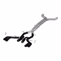 S7033BLK, MBRP S7033BLK Cat-Back 3" Armor BLK (Black-Coated Aluminized Steel / Dual Quad Tips) for CHEVROLET Camaro ZL1 2017-2024 في الإمارات, دبي. Condition - new. Price 7,340 AED. Photo, seller contacts | AUTO.AE