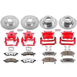 PWR-KC1454-26, PowerStop Z26 Street Warrior Brake Upgrade Kits with Calipers for 2008-2009 9-7X, 2006-2009 TRAILBLAZER - KC1454-26 in UAE, Dubai. Condition - new. Price 5,390 AED. Photo, seller contacts | AUTO.AE