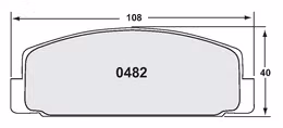 0482.10, PFC 0482.10 Rear Brake Pads for MAZDA RX-7 RX7 1985-1996 (Z-RATED Compound) в ОАЭ, Дубай. Состояние - новое. Цена 1 050 AED. Фото, контакты продавца | AUTO.AE