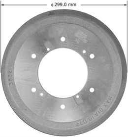 BEN-PDR0711, Bendix Brakes Brake Drums for 1986-1995 PICKUP - PDR0711 в ОАЭ, Дубай. Состояние - новое. Цена 330 AED. Фото, контакты продавца | AUTO.AE