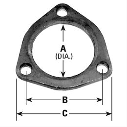 APH-9173, AP 3-Bolt 2.5 Inch Exhaust Flange 9173 في الإمارات, دبي. Condition - new. Price 60 AED. Photo, seller contacts | AUTO.AE