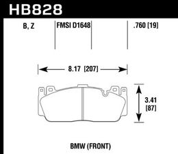HB828B.760, HAWK HB828B.760 Brake Pads HPS 5.0 Front for BMW M5 (F10) / M6 (F12/F13) في الإمارات, دبي. Condition - new. Price 1,150 AED. Photo, seller contacts | AUTO.AE