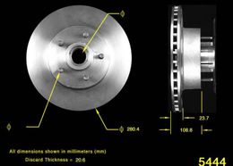 BEN-PRT1196, Bendix Brakes Global Brake Rotors for 1980-1983 F-100 - PRT1196 in UAE, Dubai. Condition - new. Price 290 AED. Photo, seller contacts | AUTO.AE