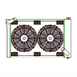 GRI-CU-00158, Griffin Exact Fit Radiator Combos for 1969-1972 CORVETTE - CU-00158 في الإمارات, دبي. Condition - new. Price 5,800 AED. Photo, seller contacts | AUTO.AE