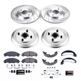 PWR-K15193DK, PowerStop Z23 Evolution Sport Disc and Drum Brake Upgrade Kits for 2008 FOCUS - K15193DK в ОАЭ, Дубай. Состояние - новое. Цена 2 170 AED. Фото, контакты продавца | AUTO.AE