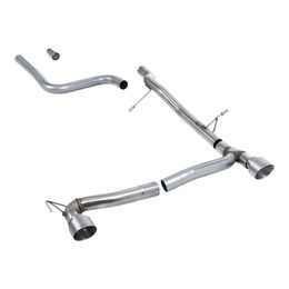 SSXFD385, MILLTEK SSXFD385 Filter-Back Exhaust, 2.37" (Brushed Titanium GT-100 Trims) for FORD Fiesta ST-Line (MK8) OPF/GPF 2019- in UAE, Dubai. Condition - new. Price 6,920 AED. Photo, seller contacts | AUTO.AE