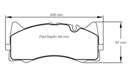 8257-RSL29, PAGID 8257-RSL29 Front brake pads RSL29 MERCEDES-Benz AMG GTS / C 63 AMG [W205] (disc Ø 360 mm) Akebono caliper في الإمارات, دبي. Condition - new. Price 3,490 AED. Photo, seller contacts | AUTO.AE