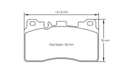 8089-RSC1, PAGID 8089-RSC1 Rear brake pads RSC1 MERCEDES-Benz CLS 63 AMG / SLS AMG black series [ceramic brakes] في الإمارات, دبي. Condition - new. Price 2,710 AED. Photo, seller contacts | AUTO.AE