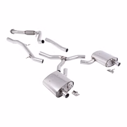 SSXAU1112, MILLTEK SSXAU1112 Cat-Back Exhaust (No Tips) for AUDI A4 2.0 TFSI Quattro NAS (B9.5) Non-OPF 2021- in UAE, Dubai. Condition - new. Price 8,340 AED. Photo, seller contacts | AUTO.AE