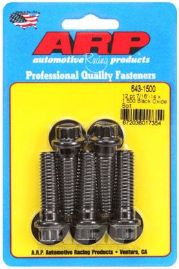 643-1500, ARP 643-1500 SAE Bolt Kit 7/16-14 x 1.500 12pt black oxide bolts в ОАЭ, Дубай. Состояние - новое. Цена 220 AED. Фото, контакты продавца | AUTO.AE