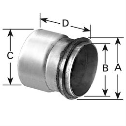 APH-9715, AP Exhaust Pipe Flared Adapters 5.125 Inch Steel Exhaust Pipe 9715 в ОАЭ, Дубай. Состояние - новое. Цена 250 AED. Фото, контакты продавца | AUTO.AE