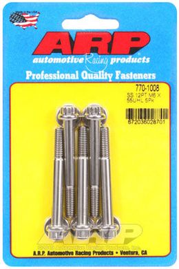 770-1008, ARP 770-1008 Metric Thread Bolt Kit M6 x 1.00 x 55 12pt SS bolts в ОАЭ, Дубай. Состояние - новое. Цена 240 AED. Фото, контакты продавца | AUTO.AE
