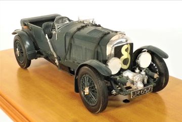 A 1/12 scale model of the Blower Bentley, 1930
