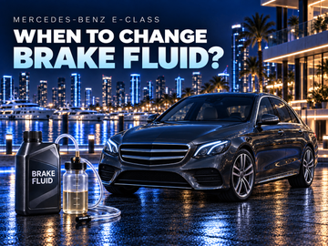 Mercedes-Benz E-Class brake fluid replacement