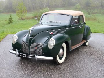 Lincoln-Zephyr Convertible Sedan, 1938
